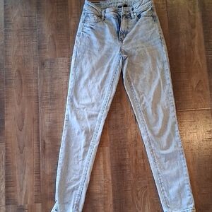 American Eagle Outfitters Light Wash Straight Leg Jeans